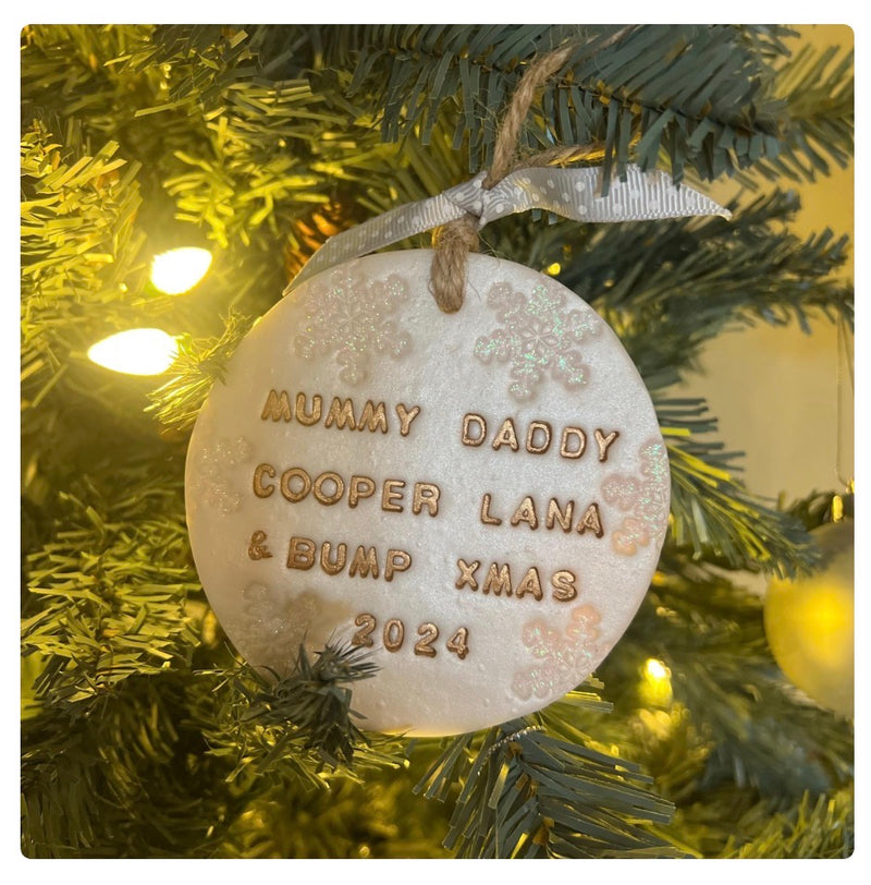 “Loved our personalised bauble for this years Christmas tree, gorgeous quality and good turn arou...
